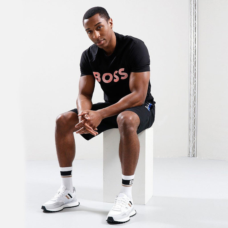 BOSS Patterned-Logo REGULAR FIT T-Shirt