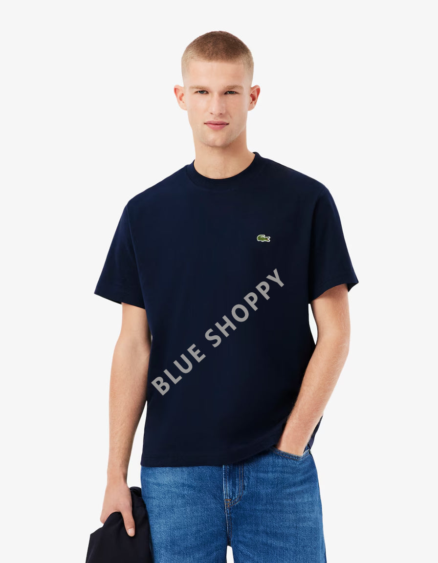 LAC Men's Cotton T-Shirt Navy