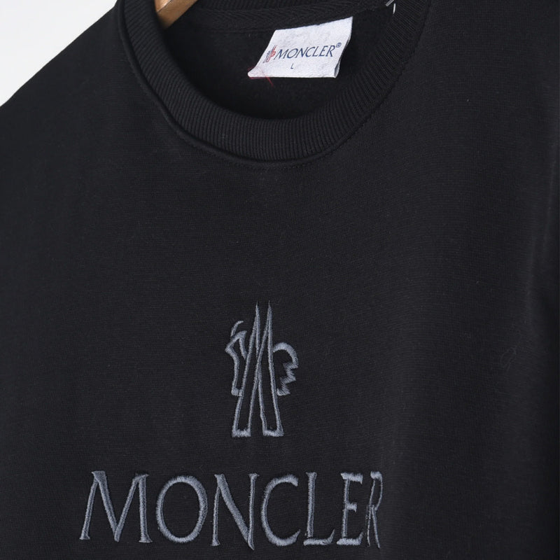 MO - Men 'Black'  Hybrid Logo Fleece Sweatshirt