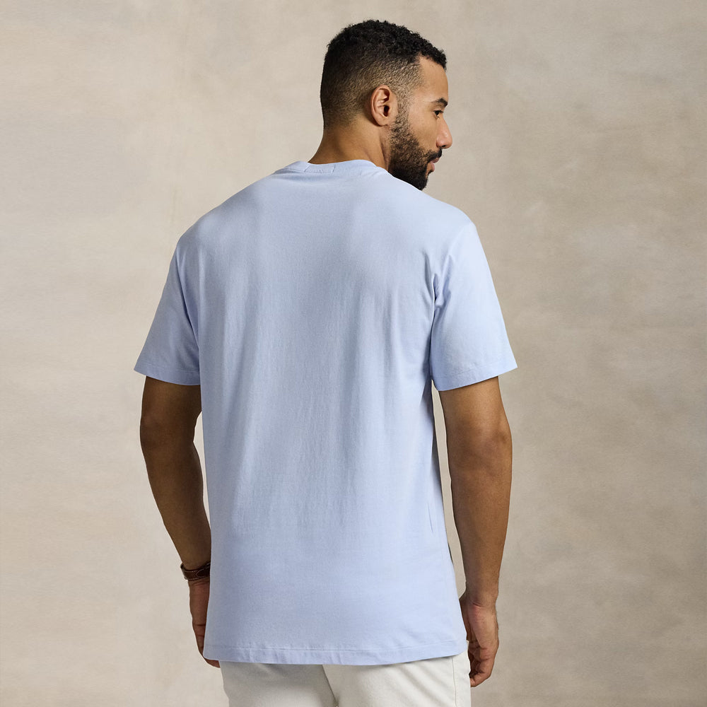 RL - Polo Bear Cotton Jersey T-Shirt-sky blue