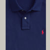 POLO RL Custom Slim Fit Mesh Polo Shirt-navy