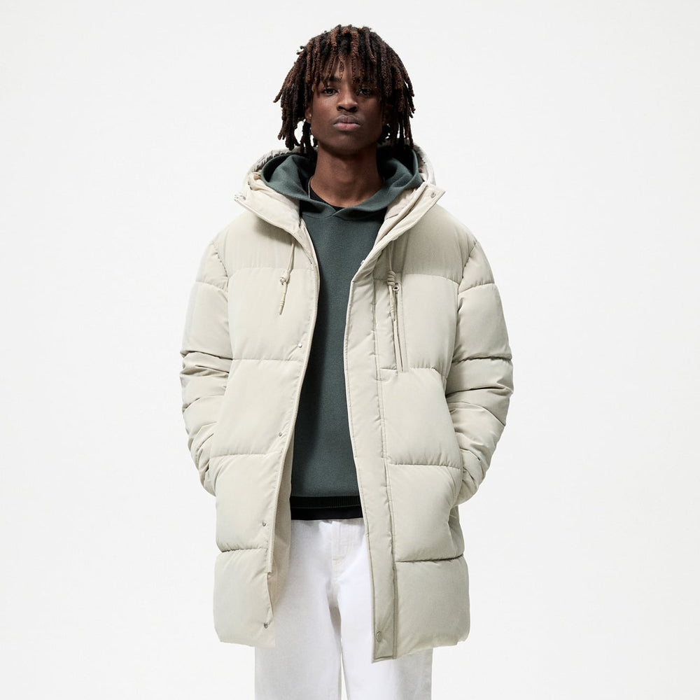 ZR FAUX  PUFFER LONG JACKET