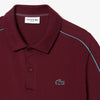 LAC Men's Slim Fit Tech Piqué Movement Polo-MAROON