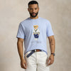 RL - Polo Bear Cotton Jersey T-Shirt-sky blue