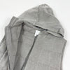 ZR grey padded hooded gilet
