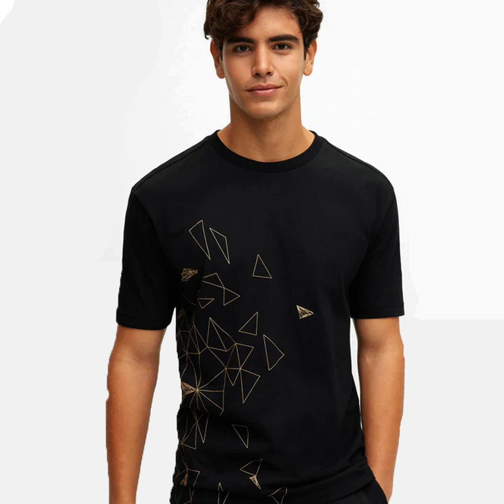 BOSS REGULAR FIT T-SHIRT IN COTTON - TEEGO