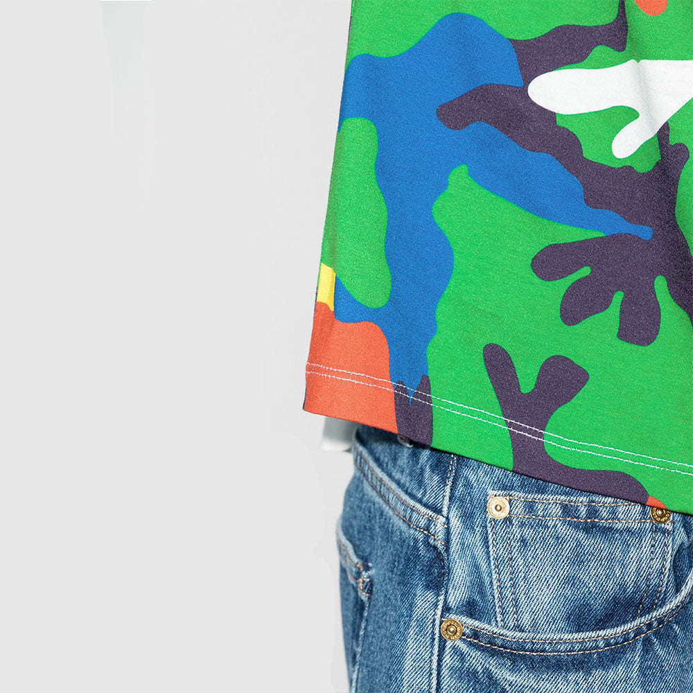 VLTN color Camo print T-shirt