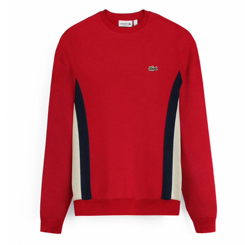 LC - Men 'RED' Side Panel Fleece Sweatshirt
