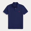 POLO RL Custom Slim Fit Mesh Polo Shirt-navy