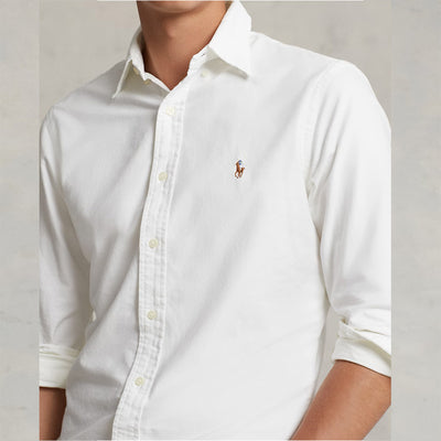 POLO RL OXFORD BUTTON DOWN SHIRT-CERAM