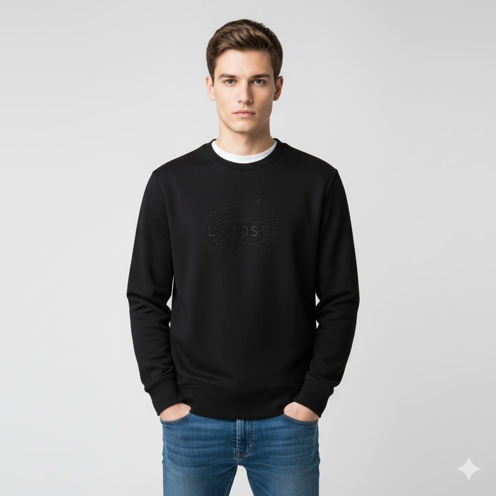LAC FRENCH TERRY SWEATSHIRT-BLACK