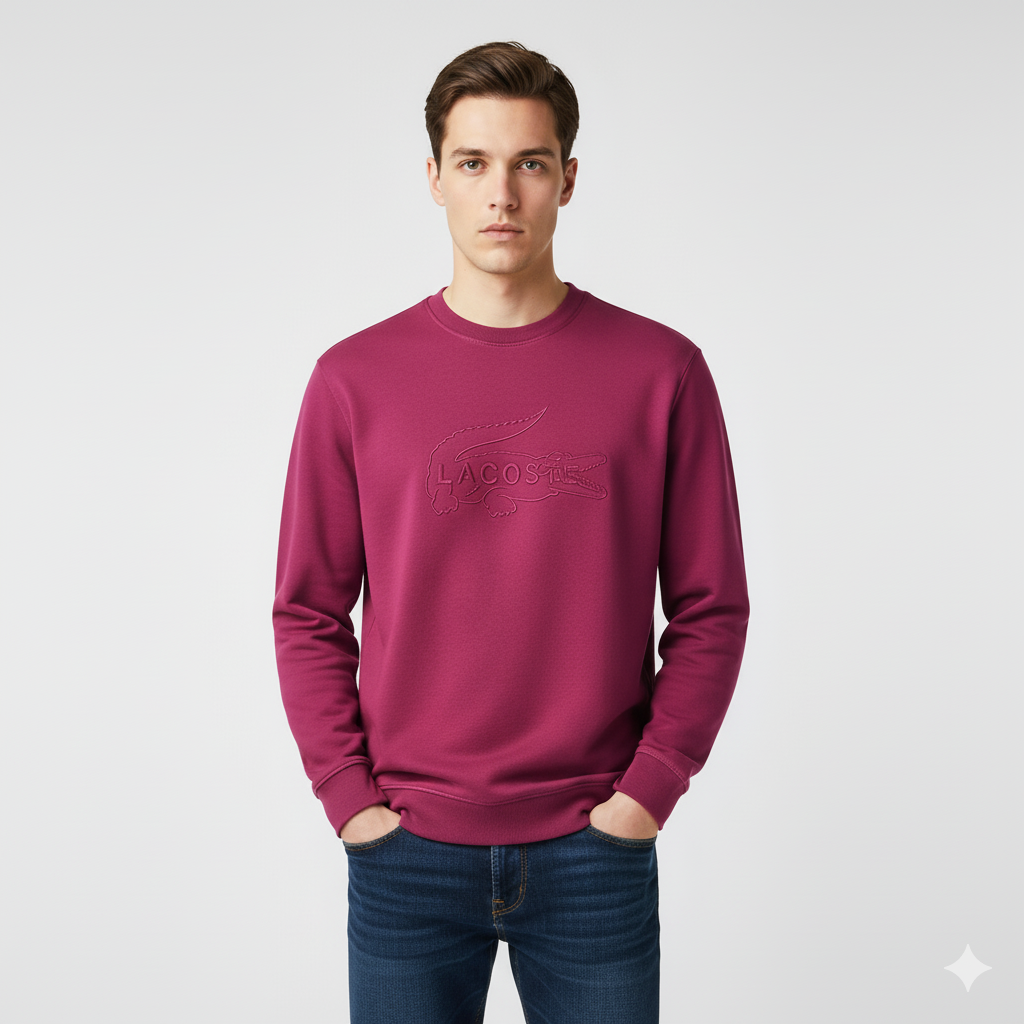 LAC FRENCH TERRY SWEATSHIRT-PINK