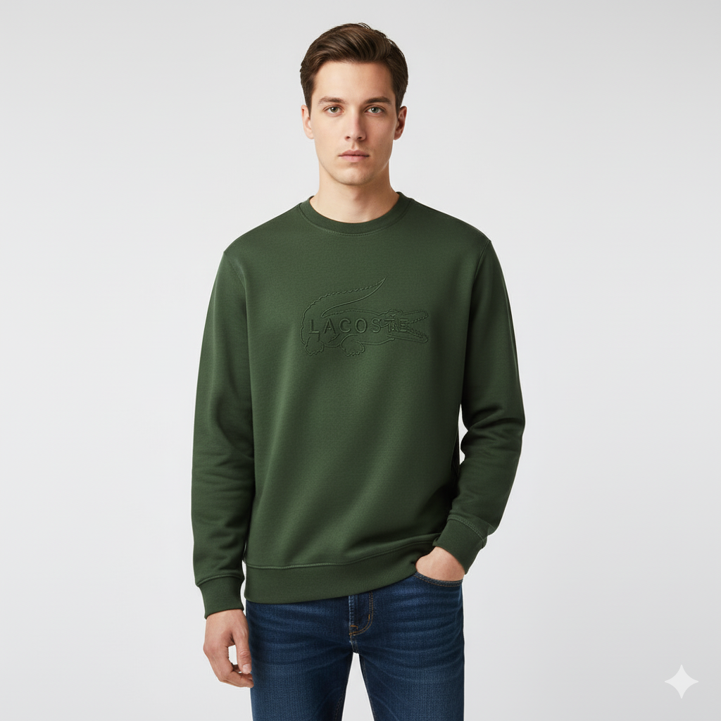 LAC FRENCH TERRY SWEATSHIRT-OLIVE
