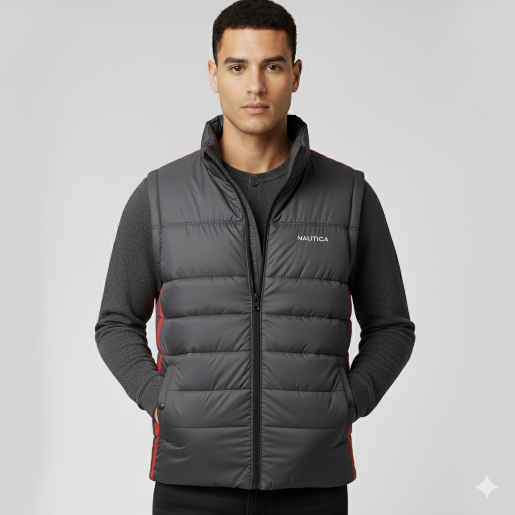NA - Men 'grey' Premium Puffer Gilet