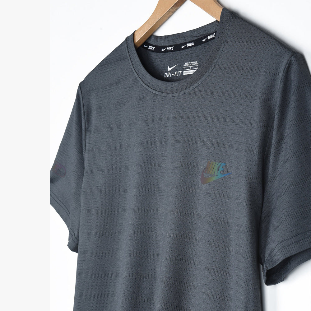 NI PREMIUM DRI FIT T.SHIRT-STEEL GRAY