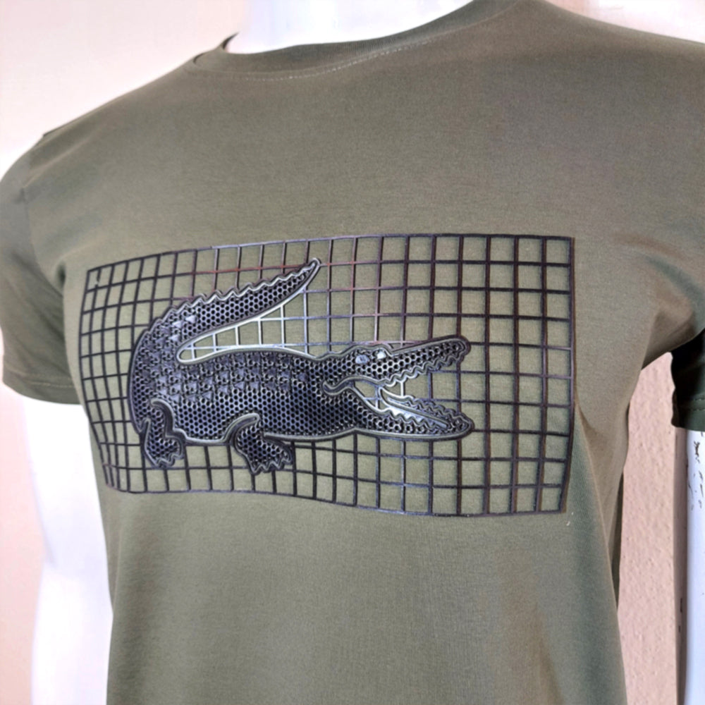 LAC PREMIUM PATCH TEE-OLIVE