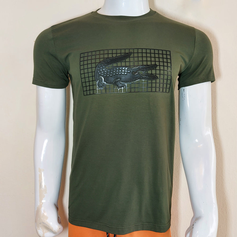 LAC PREMIUM PATCH TEE-OLIVE