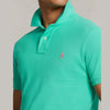 POLO RL Custom Slim Fit Mesh Polo Shirt-TURQUOISE