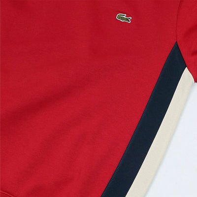 LC - Men 'RED' Side Panel Fleece Sweatshirt