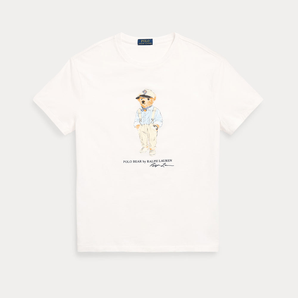RL - Polo Bear Cotton Jersey T-Shirt-white