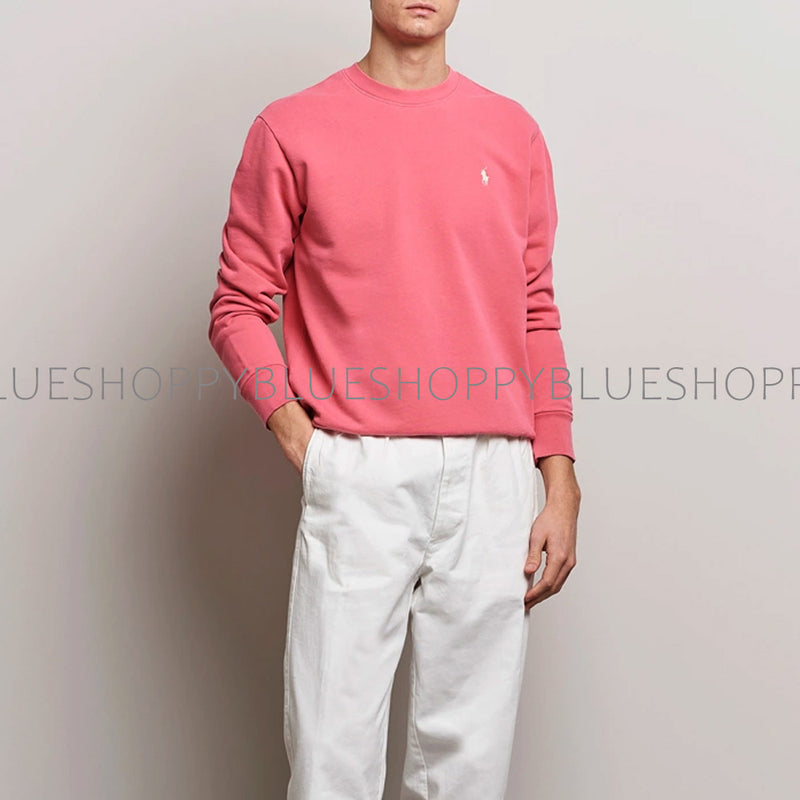 Polo RL Loopback Terry Sweatshirt-PINK