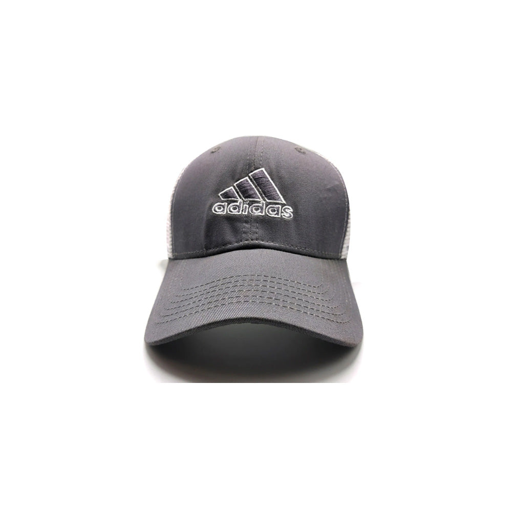 AD EMBROIDED NET CAP-GREY