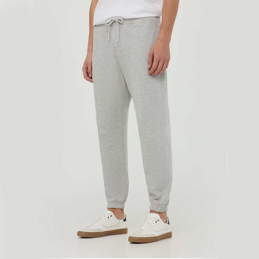 Jogger trousers with drawstring Light grey melange