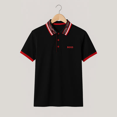 HG BOSS CONTRAST COLOR POLO