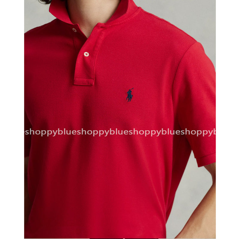 POLO RL SMALL PONY POLO SHIRT-RED