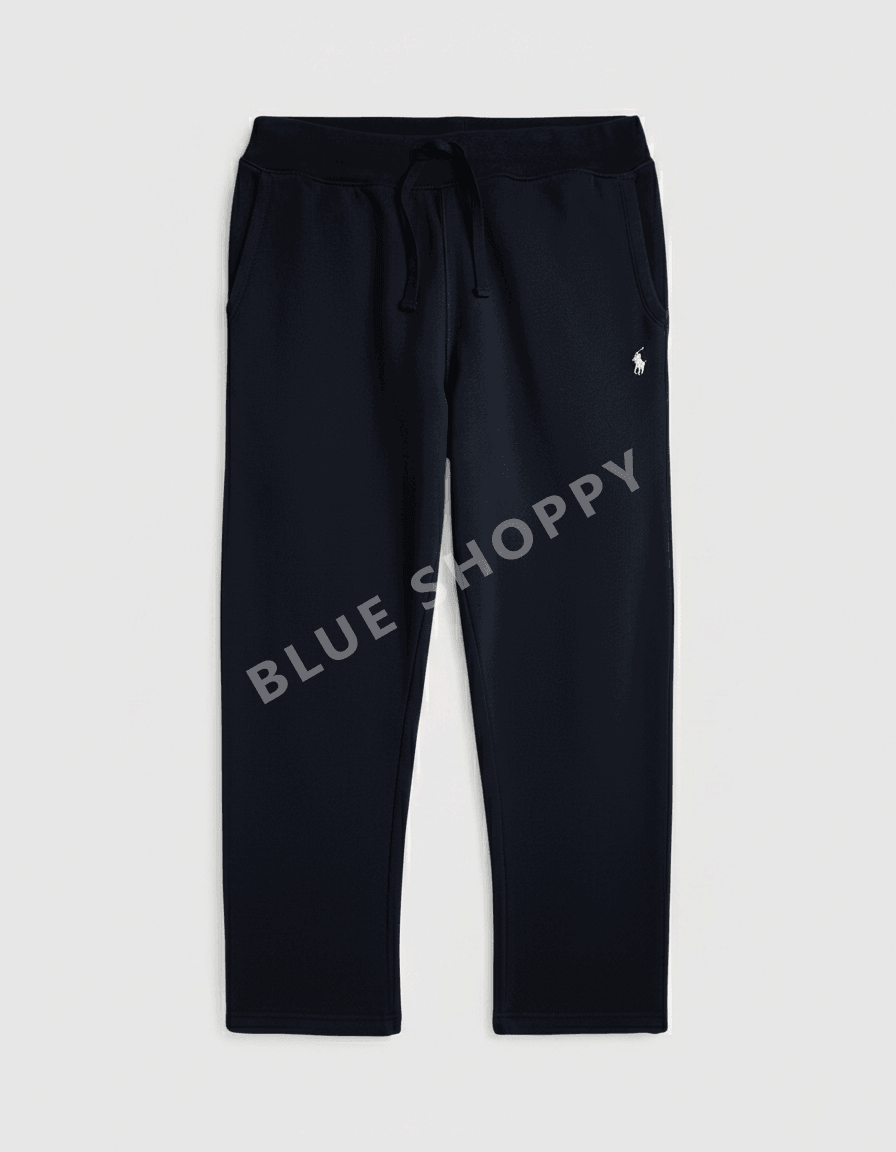 RL lightweight summers terry Pant-BLACK
