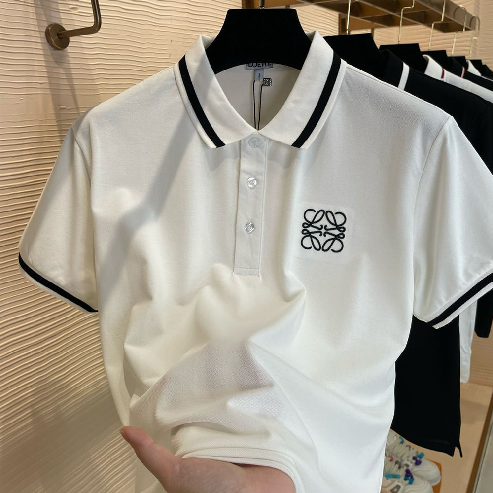 LW CHEST LOGO WHITE POLO