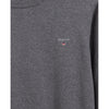 GA NT Classic Cotton Crew Neck Sweater-dark grey melange
