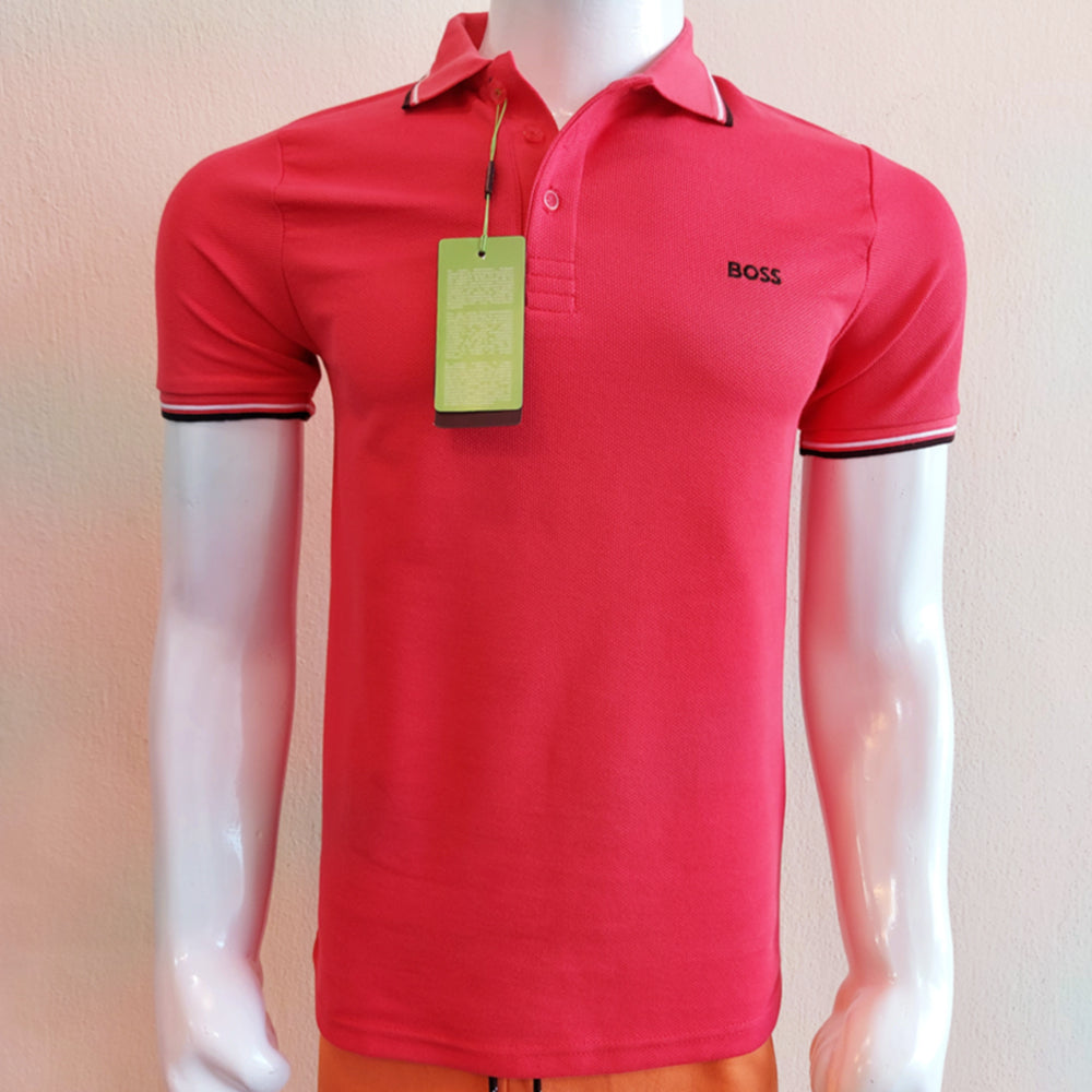 HU BOSS CHEST LOGO POLO SHIRT
