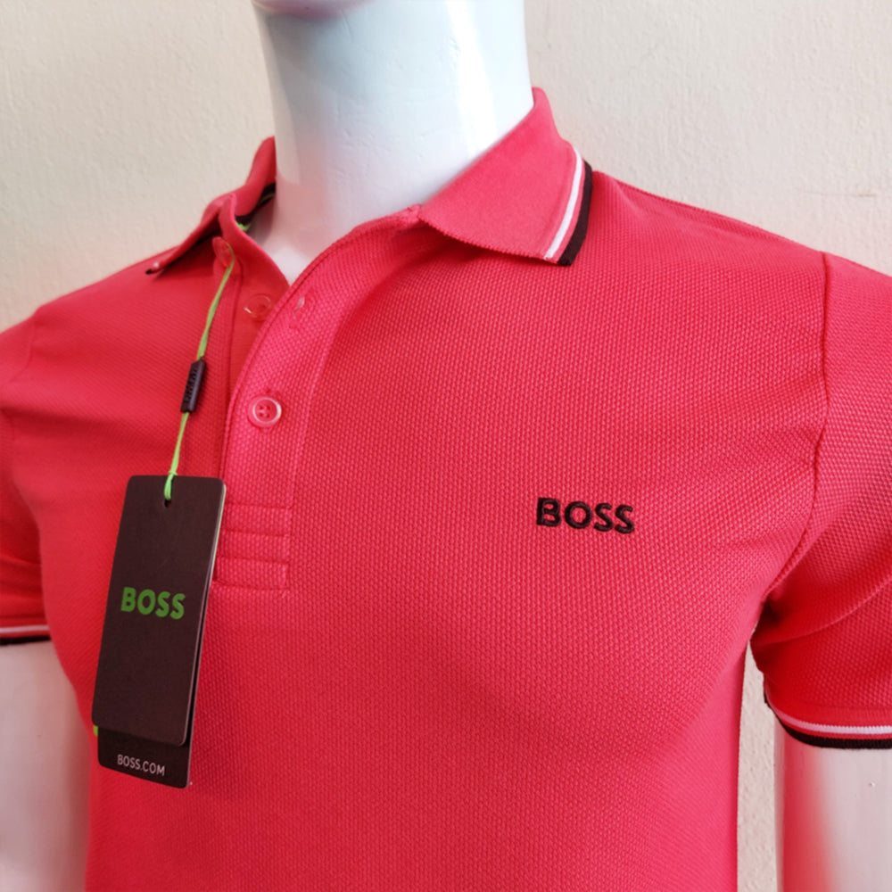 HU BOSS CHEST LOGO POLO SHIRT