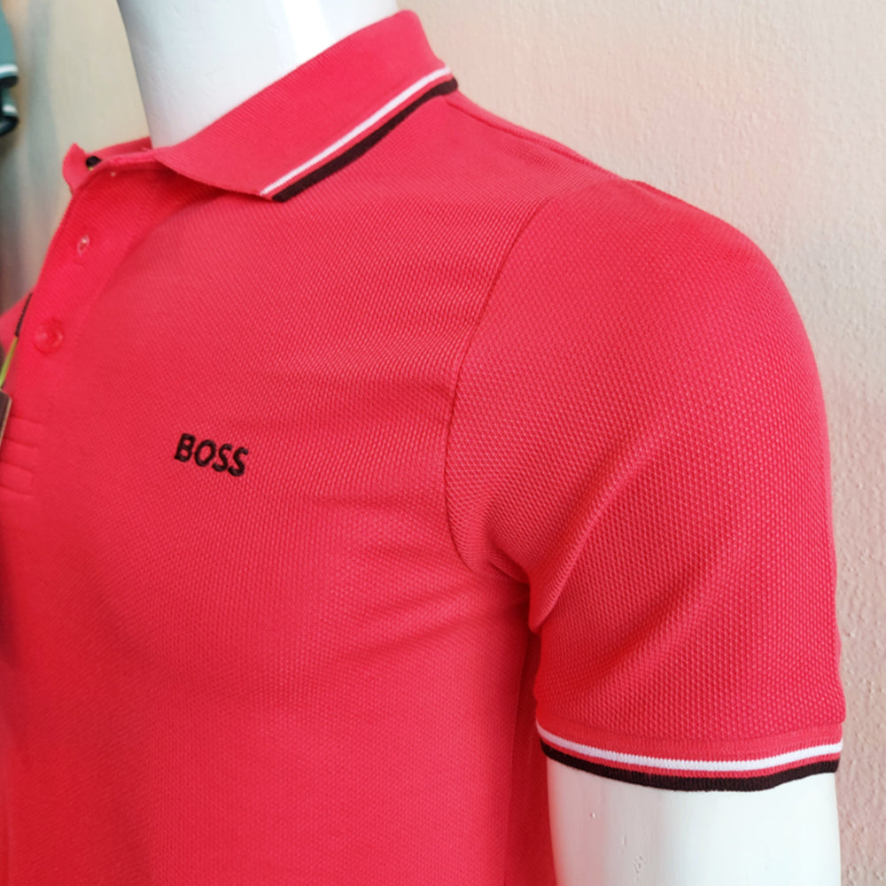 HU BOSS CHEST LOGO POLO SHIRT