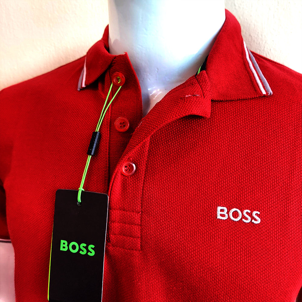 HU BOSS CHEST LOGO POLO SHIRT