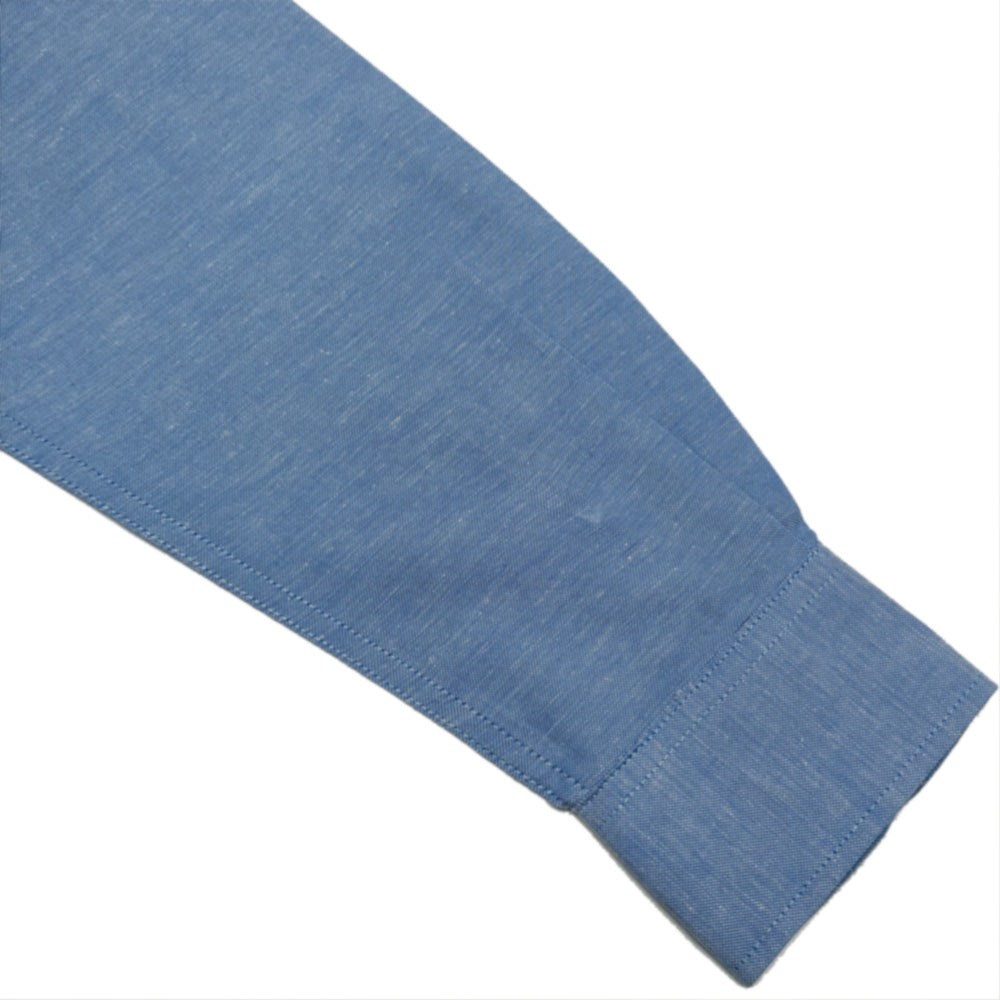 POLO RL OXFORD BUTTON DOWN SLIM FIT SHIRT-BLUE