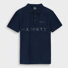 HKT LONDON PRINTED POLO-NAVY