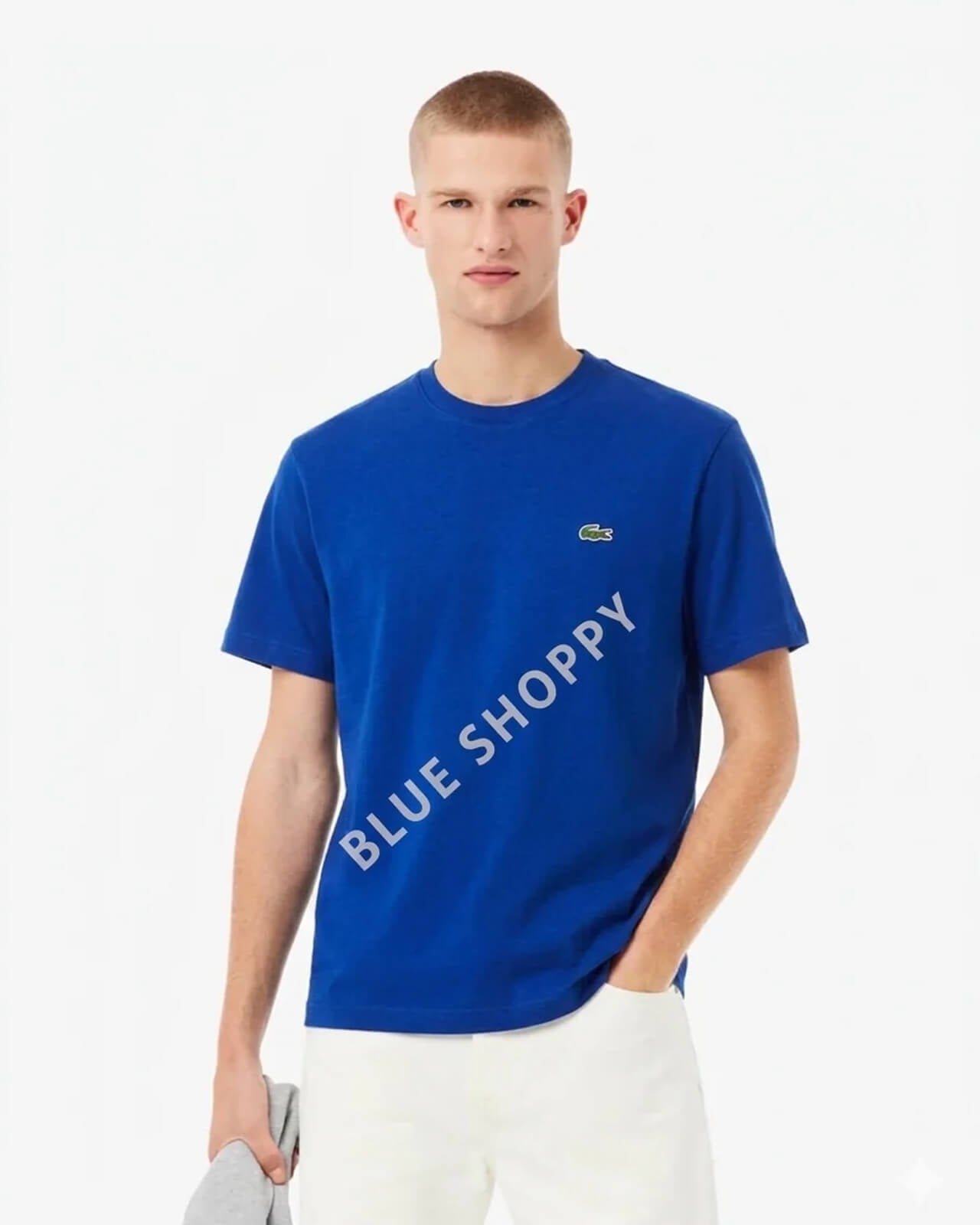 LAC Men's Cotton T-Shirt ROYAL BLUE