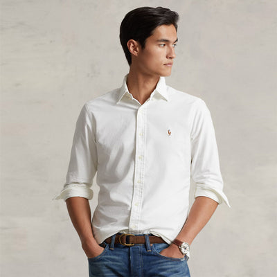 POLO RL OXFORD BUTTON DOWN SHIRT-CERAM