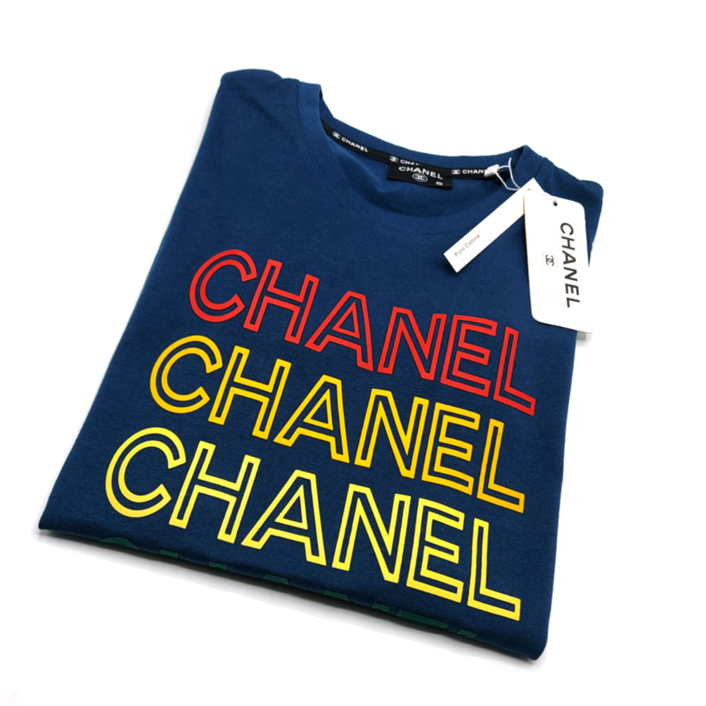 CHNL RUBBER PRINTED T.SHIRT