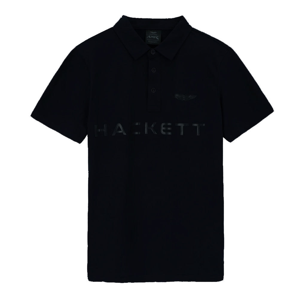HKT LONDON PRINTED POLO-BLACK