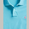 POLO RL Custom Slim Fit Mesh Polo Shirt-SKY BLUE