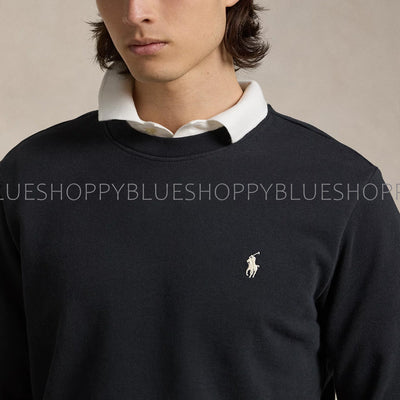 Polo RL Loopback Terry Sweatshirt-BLACK