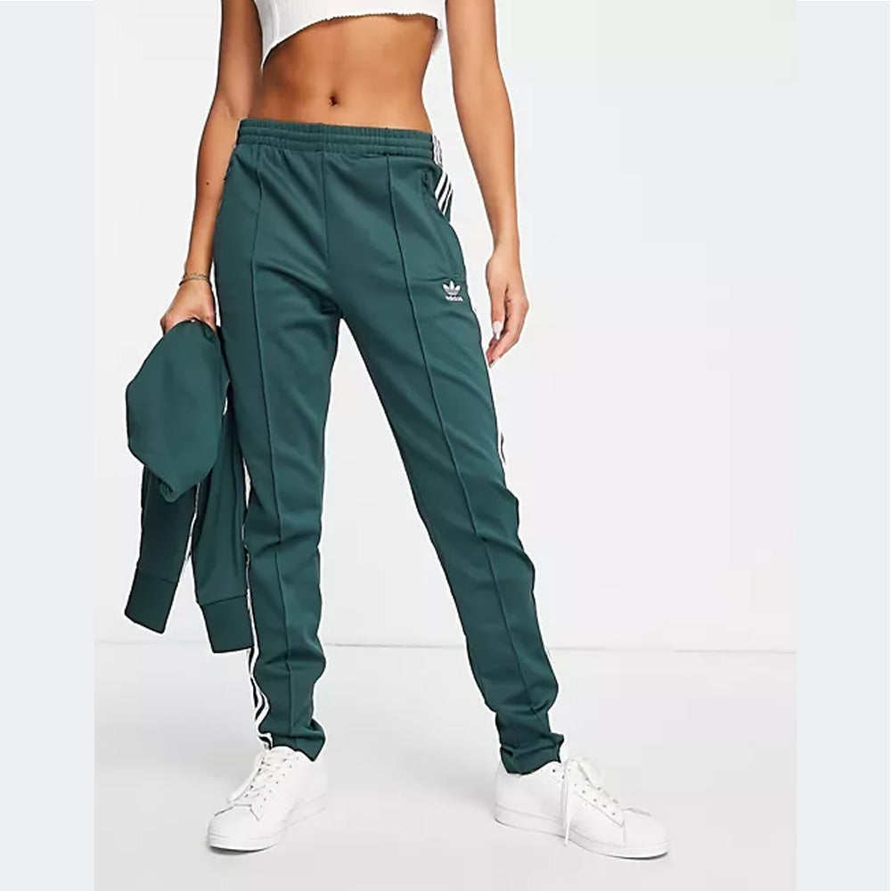 WOMEN PRIMEBLUE TRACK PANTS-DGREEN