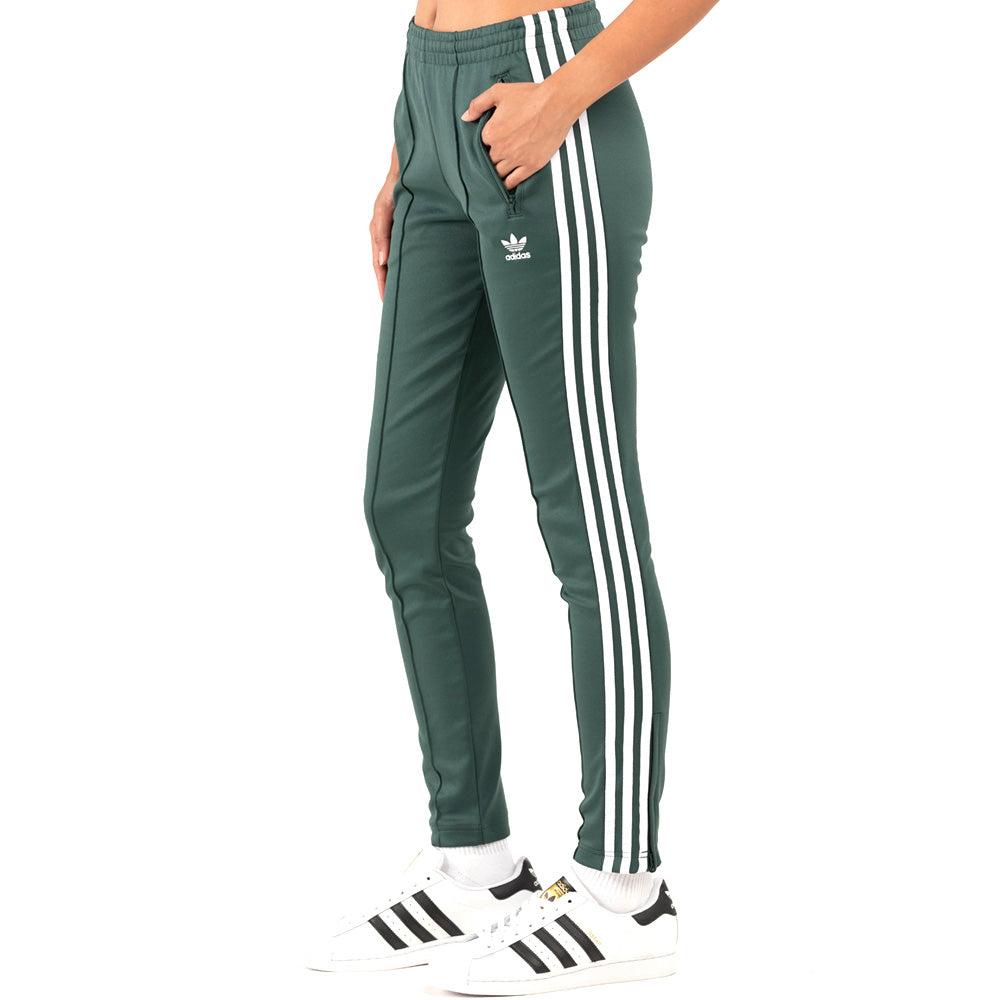 WOMEN PRIMEBLUE TRACK PANTS-GREEN