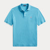 POLO RL Custom Slim Fit Mesh Polo Shirt-SKY BLUE