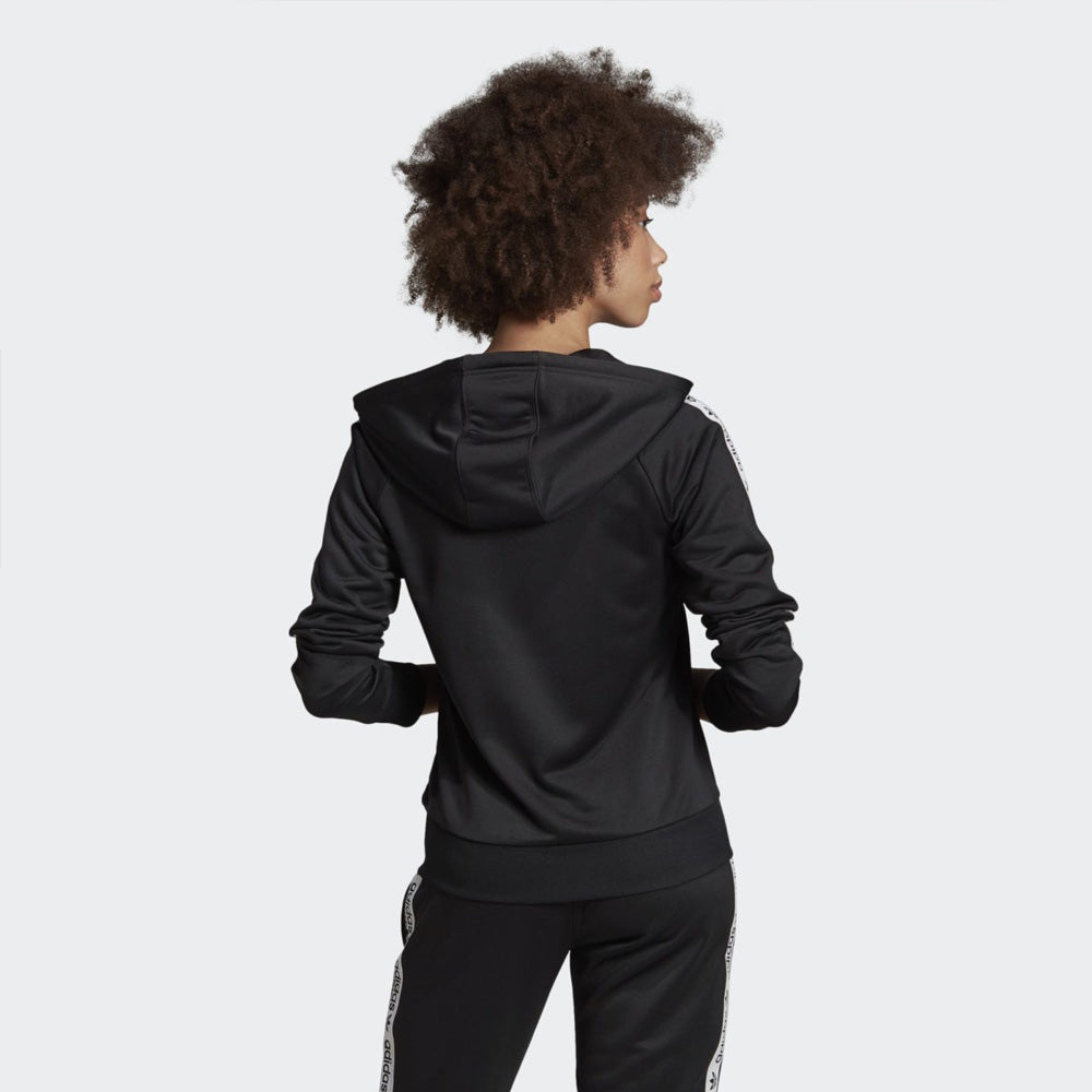 WOMEN SHOULDER TAPE FULL ZIP HOODIE