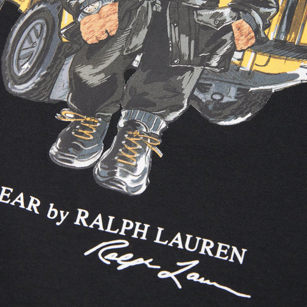 RL - Polo Bear Cotton Jersey T-Shirt-black