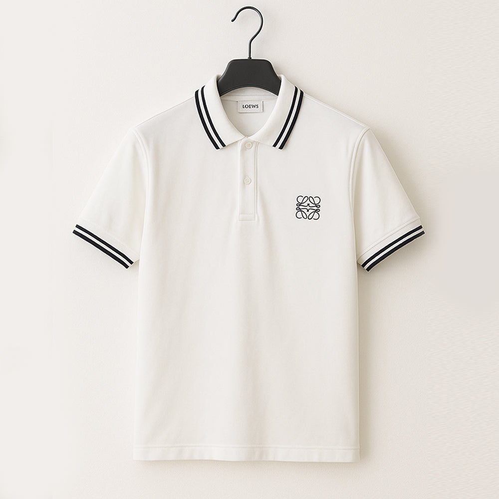 LW CHEST LOGO WHITE POLO